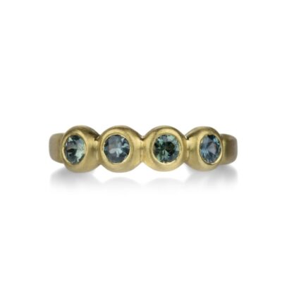 Rings Marian Maurer  | Green Montana Sapphire Porch Skimmer Band