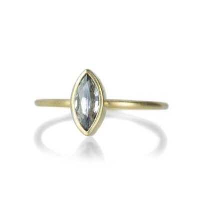 Rings Gabriella Kiss  | Pale Icy Blue Sapphire Ring