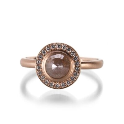 Rings Anne Sportun  | Red/Brown Rose Cut Diamond Ring