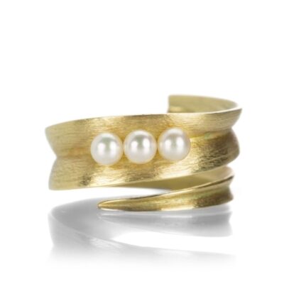 Rings Gabriella Kiss  | Blade Of Grass With Pearl