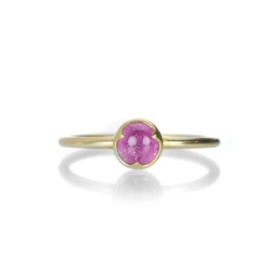 Rings Gabriella Kiss  | Round Pink Sapphire Ring