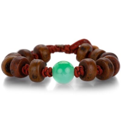 Bracelets Joseph Brooks  | Bodhi Seed Bead Bracelet With Chrysoprase