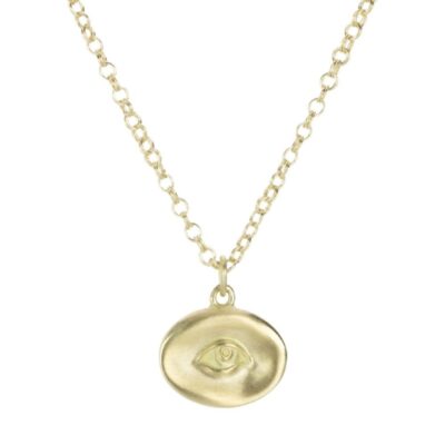 Necklaces Gabriella Kiss  | 14K Small Eye Necklace