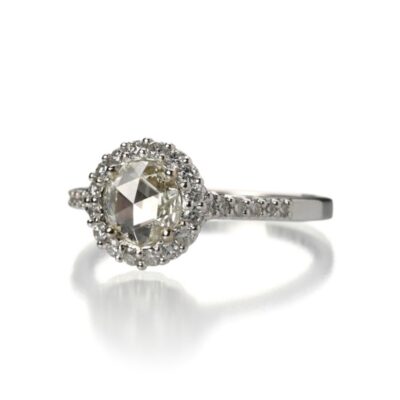 Rings Paul Morelli  | Rose Cut Diamond Engagement Ring