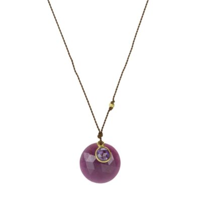 Necklaces Margaret Solow  | Ruby And Purple Sapphire Pendant Necklace