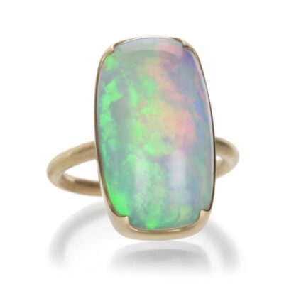 Rings Gabriella Kiss  | Large Cushion Ethiopian Opal Ring