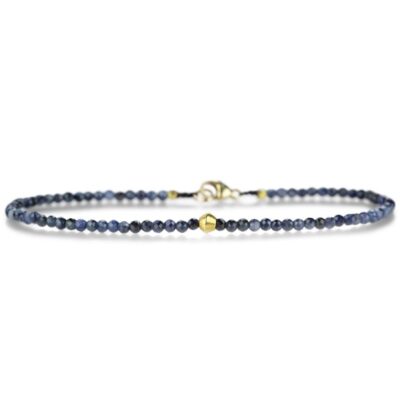 Bracelets Margaret Solow  | Blue Sapphire And 18K Gold Bead Bracelet