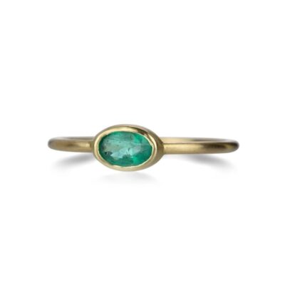 Rings Margaret Solow  | 14K Emerald Ring