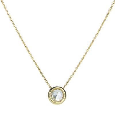 Necklaces Diana Mitchell  | Round Rose Cut Diamond Necklace