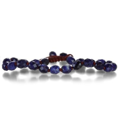 Bracelets Joseph Brooks  | 6Mm Faceted Sodalite Beaded Bracelet