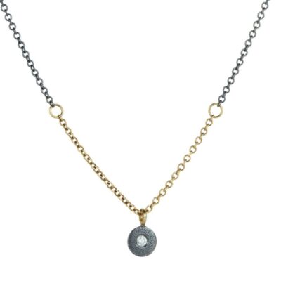 Necklaces Kate Maller  | Pebble Necklace In Mixed Metal