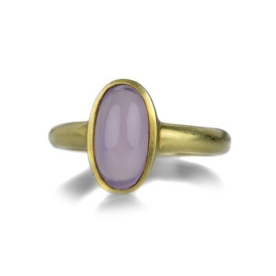 Rings Maria Beaulieu  | Oval Holly Blue Agate Ring