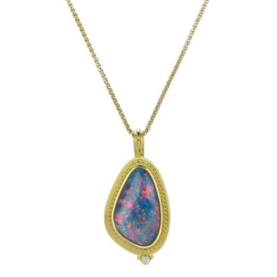 Necklaces Barbara Heinrich  | Australian Boulder Opal Pendant Necklace