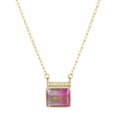 Necklaces Annette Ferdinandsen  | Pink Tourmaline Roxy Pendant Necklace