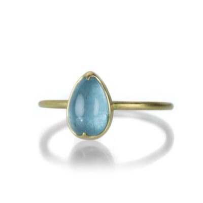 Rings Gabriella Kiss  | Pear Shaped Aquamarine Ring