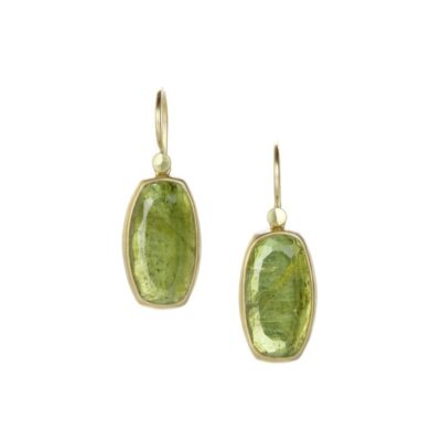 Earrings Lola Brooks  | Chartreuse Tourmaline Earrings