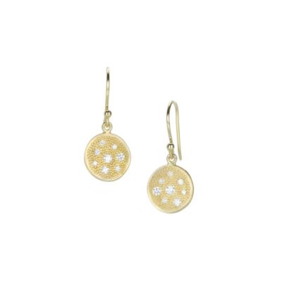 Earrings Anne Sportun  | Stardust Diamond Disc Earrings