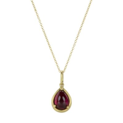 Necklaces Marian Maurer  | Teardrop Pink Tourmaline City Pendant Necklace