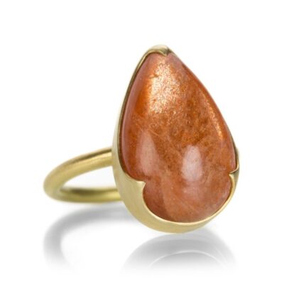 Rings Gabriella Kiss  | Pear Shaped Sunstone Ring