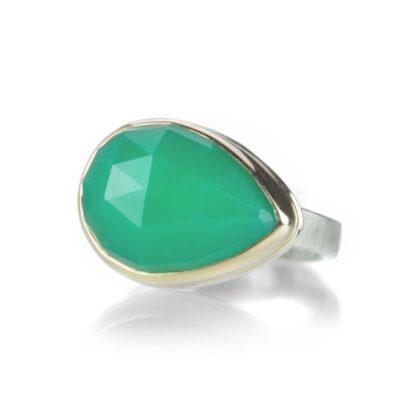 Rings Jamie Joseph  | Teardrop Chrysoprase Ring