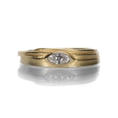 Rings Barbara Heinrich  | Marquise Diamond Single Wrap Ring