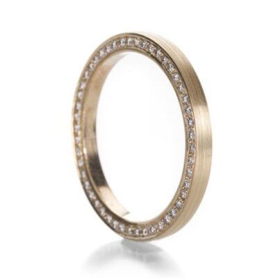 Rings Edward Burrowes  | Yellow Gold Diamond Edge Band