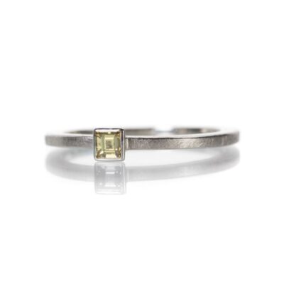 Rings Barbara Heinrich  | Square Yellow Diamond Ring