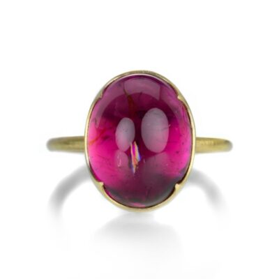 Rings Gabriella Kiss  | Oval Rubellite Tourmaline Ring