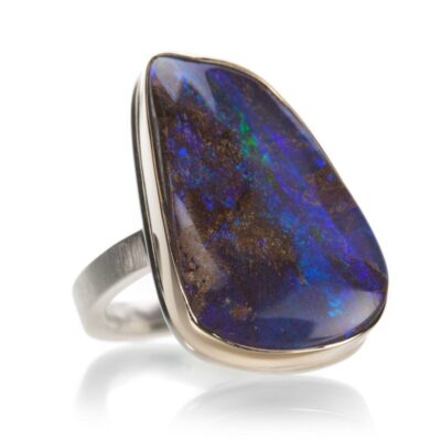 Rings Jamie Joseph  | Topographical Boulder Opal Ring