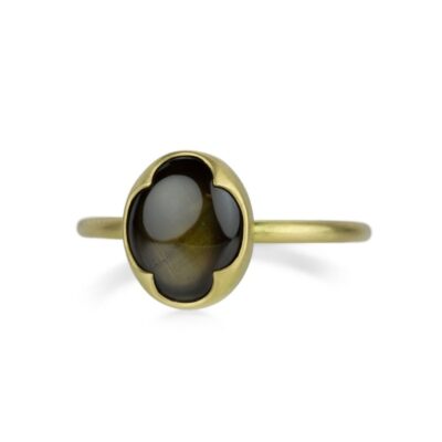 Rings Gabriella Kiss  | Oval Golden Star Sapphire Ring