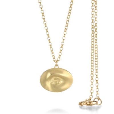 Necklaces Gabriella Kiss  | 18K Yellow Gold Large Eye Necklace