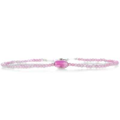 Bracelets Margaret Solow  | Faceted Pink Tourmaline Bracelet