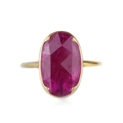 Rings Gabriella Kiss  | Oval Mozambique Ruby Ring