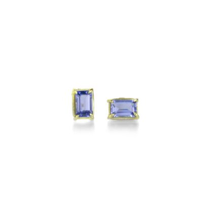 Earrings Rosanne Pugliese  | Mini Tanzanite Gemstone Stud Earrings