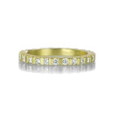 Rings Barbara Heinrich  | White Diamond Gear Band