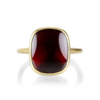 Rings Gabriella Kiss  | Cushion Cut Almadine Garnet Ring