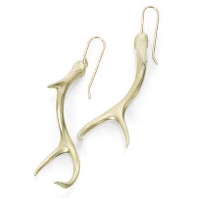 Earrings Gabriella Kiss  | Small Antler Earrings