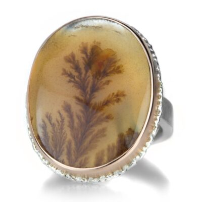 Rings Jamie Joseph  | Oval Brown Dendritic Agate Ring