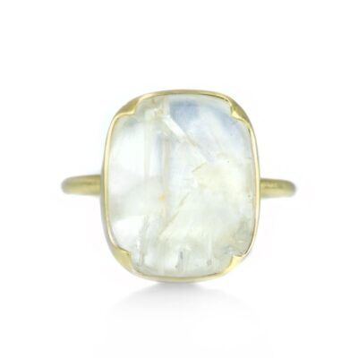 Rings Gabriella Kiss  | Cushion Bamboo Moonstone Ring