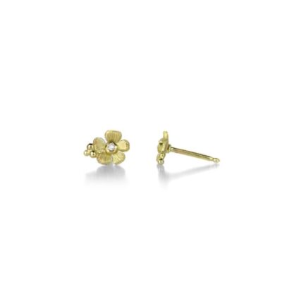 Earrings Lene Vibe  | 18K Floral Studs