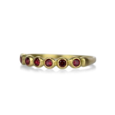 Rings Marian Maurer  | Red Sapphire Porch Skimmer Band