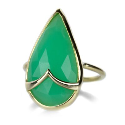 Rings Rachel Atherley  | Chrysoprase Owl Ring