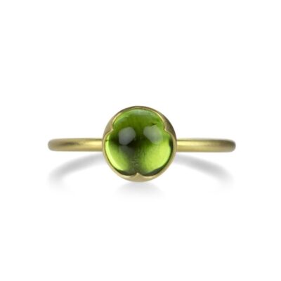 Rings Gabriella Kiss  | 18K Round Peridot Ring