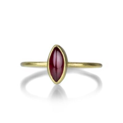 Rings Gabriella Kiss  | Marquise Shaped Ruby Ring