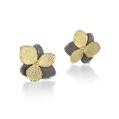 Earrings John Iversen  | Mixed Hydrangea Twin Earrings