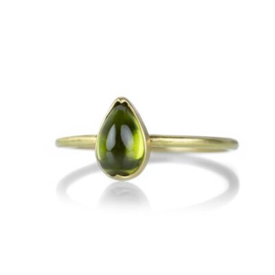 Rings Gabriella Kiss  | Pear Green Tourmaline Ring