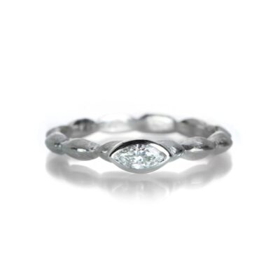 Rings Barbara Heinrich  | Marquise Diamond Platinum Ring