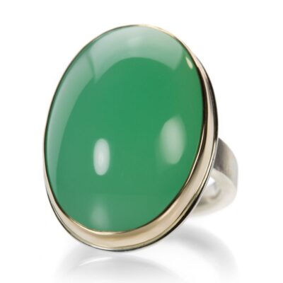 Rings Jamie Joseph  | Oval Smooth Chrysoprase Ring