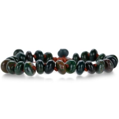 Bracelets Joseph Brooks  | 8Mm Smooth Bloodstone Macrame Bracelet