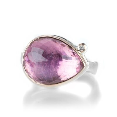 Rings Jamie Joseph  | Teardrop Pink Tourmaline Ring